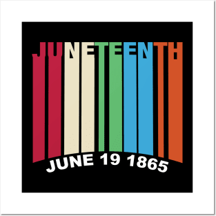 Juneteenth Retro 90s Vibe Posters and Art